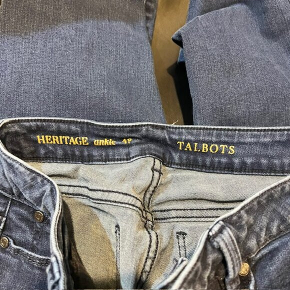 Talbots Heritage Ankle Fit Jeans Size 4P - Picture 8 of 8